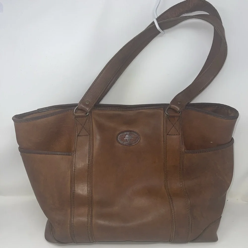 Melvill & Moon Brown Leather Dar Es Salaam Day Bag South African Safari Luxury